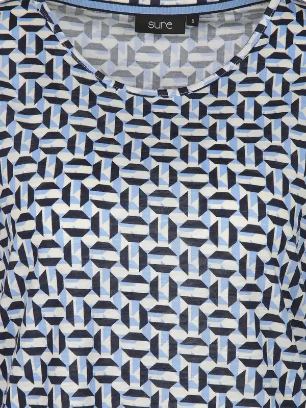 Bild 3 von Damen Shirt mit Alloverprint Marine