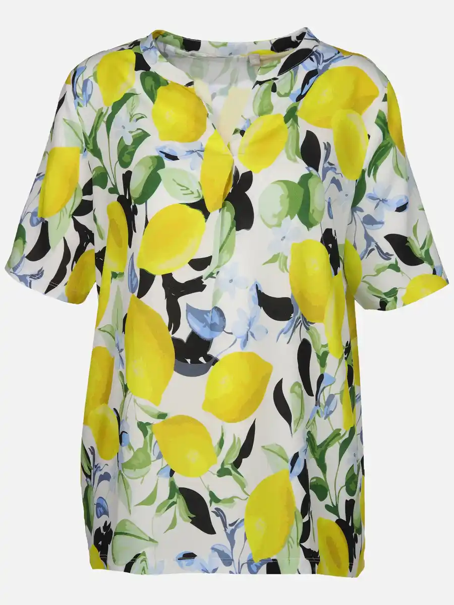 Bild 1 von Damen Blusenshirt mit Zitronenprint Gelb