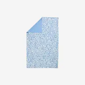Mikrofaser-Handtuch Größe XL 110 × 175 cm - bedruckt hellblau