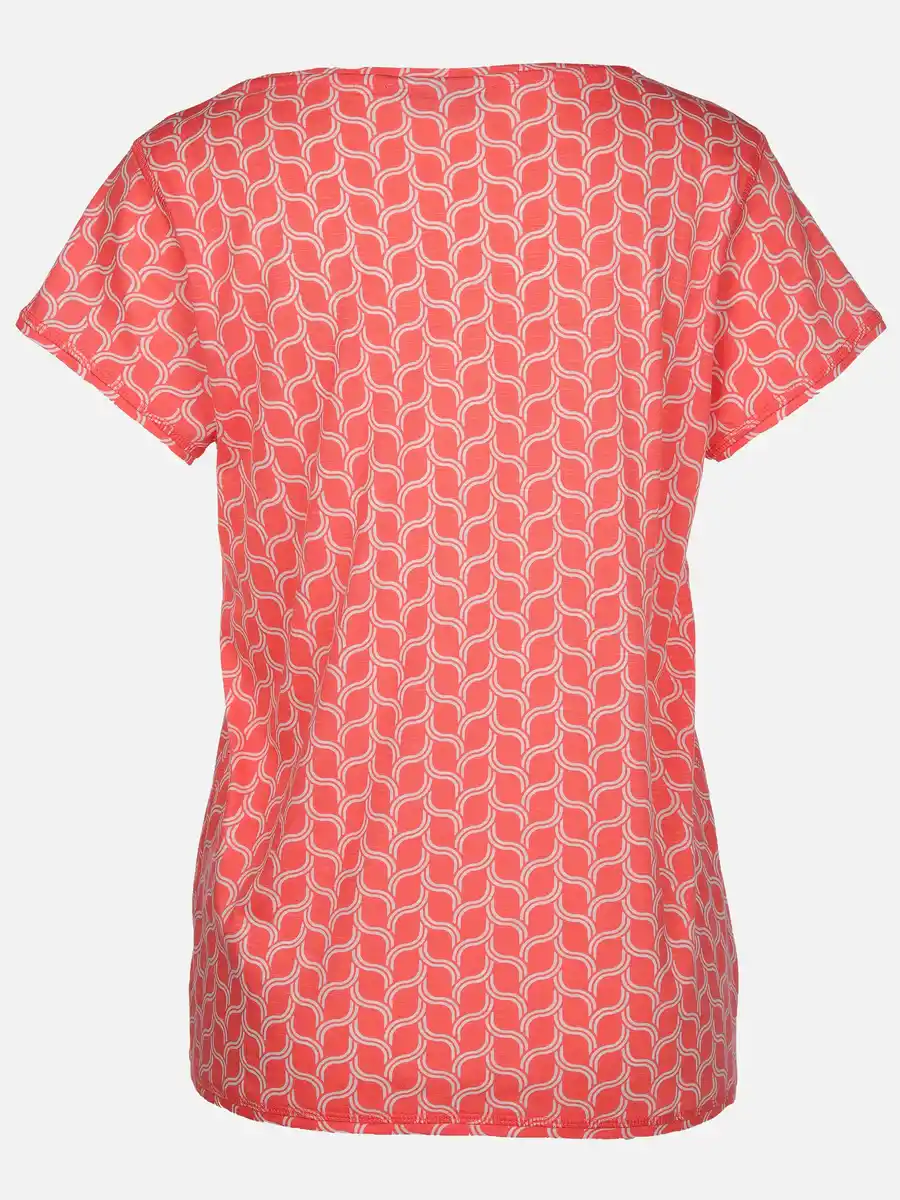 Bild 2 von Damen Shirt mit Alloverprint Orange