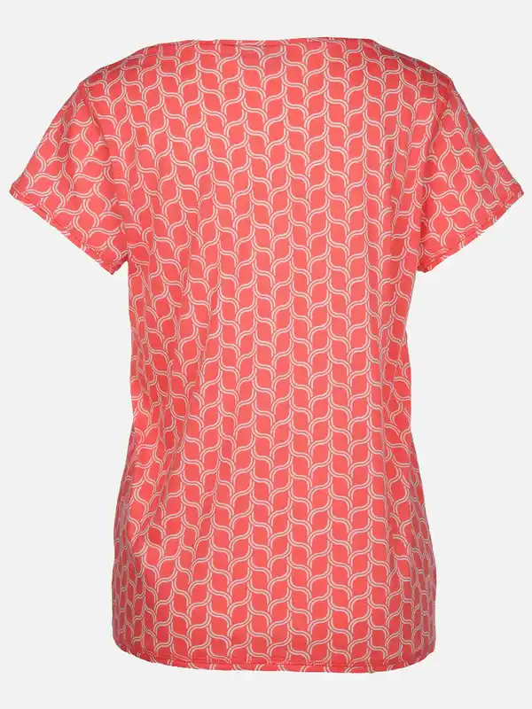 Bild 2 von Damen Shirt mit Alloverprint Orange