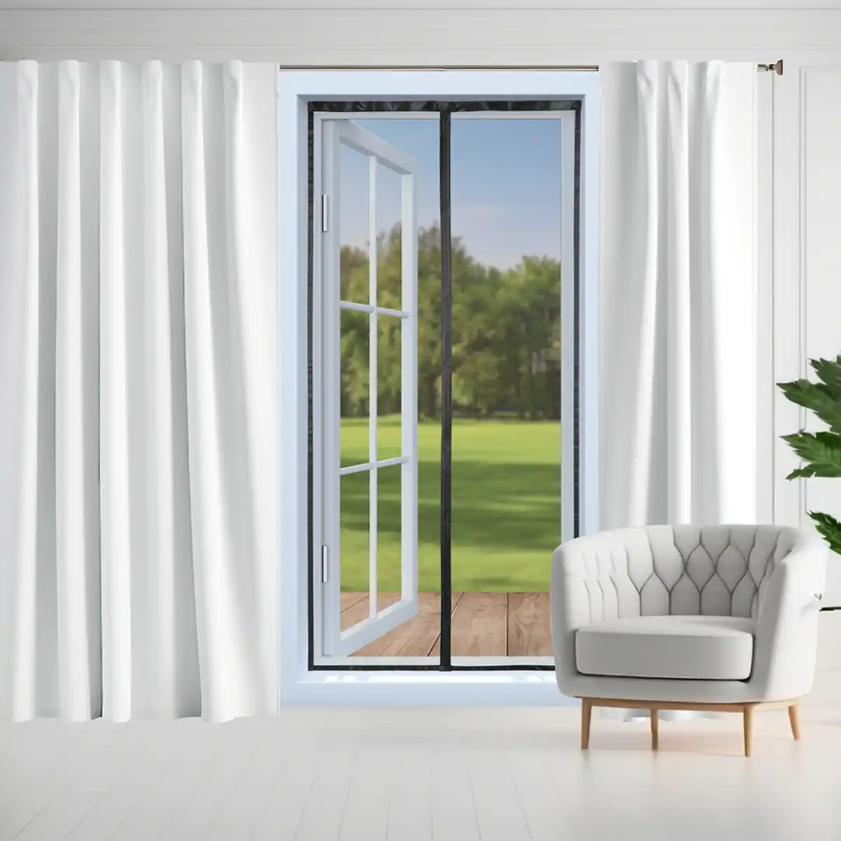 Bild 3 von Insektenschutz-Vorhang für Türen