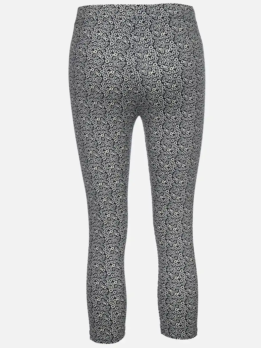 Bild 2 von Damen Capri Leggings mit Alloverprint Marine