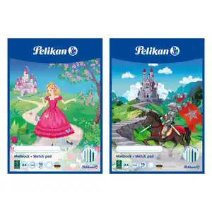 Pelikan Malblock A4 sortiert 100 Blatt 70g/qm, 1 Stk