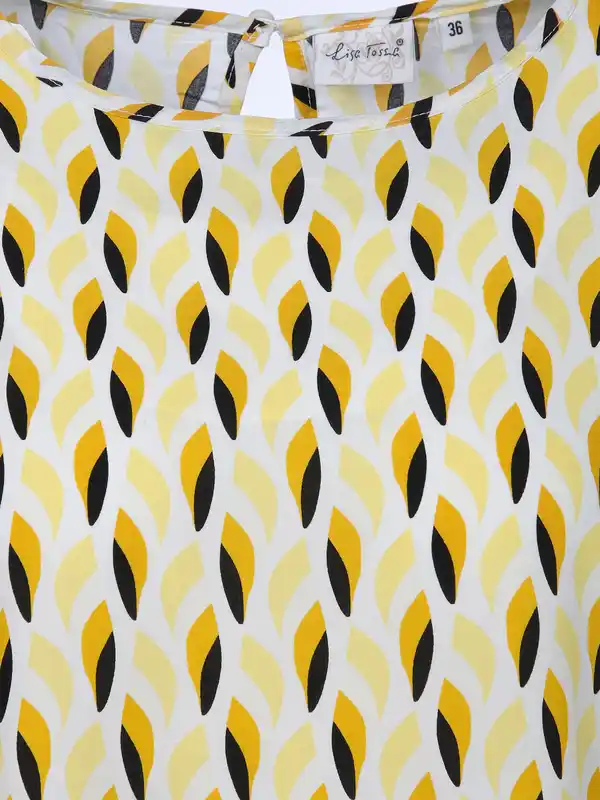 Bild 3 von Damen Blusentop mit Alloverprint Gelb