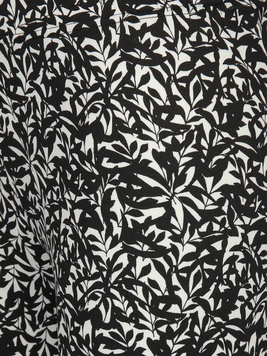 Bild 3 von Damen Capri Leggings mit Alloverprint Weiß