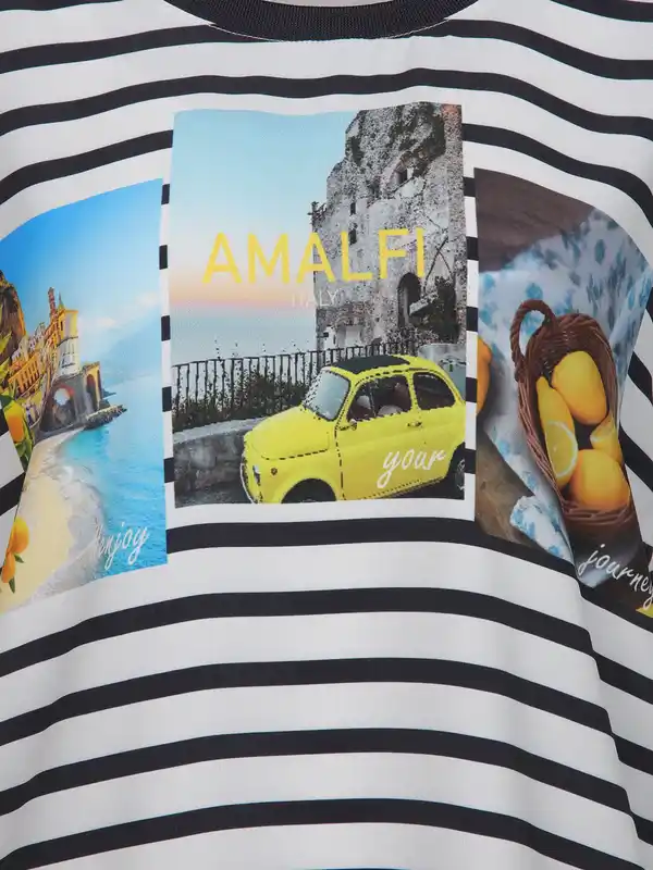 Bild 3 von Damen Shirt aus Materialmix Marine