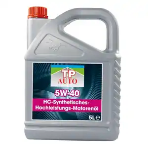 Motoröl 5W-40 HC-Synthetisches Hochleistungs-Motorenöl für PKW Otto- und Dieselmotoren im 5-Liter-Kanister.