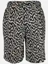 Bild 2 von Damen Shorts mit Alloverprint Schwarz
