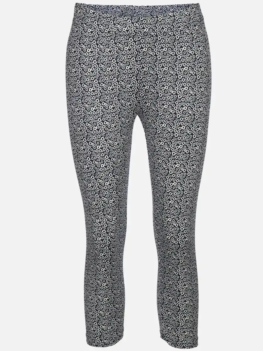 Bild 1 von Damen Capri Leggings mit Alloverprint Marine