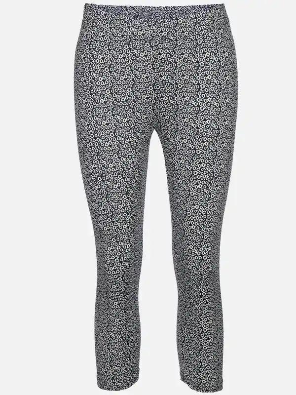 Bild 1 von Damen Capri Leggings mit Alloverprint Marine
