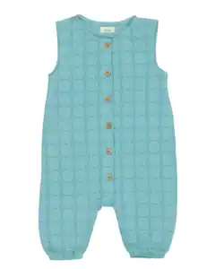 Strampler - Blau, Blau, 50