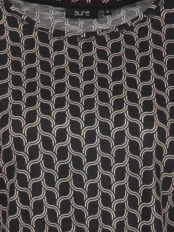 Bild 3 von Damen Shirt mit Alloverprint Schwarz