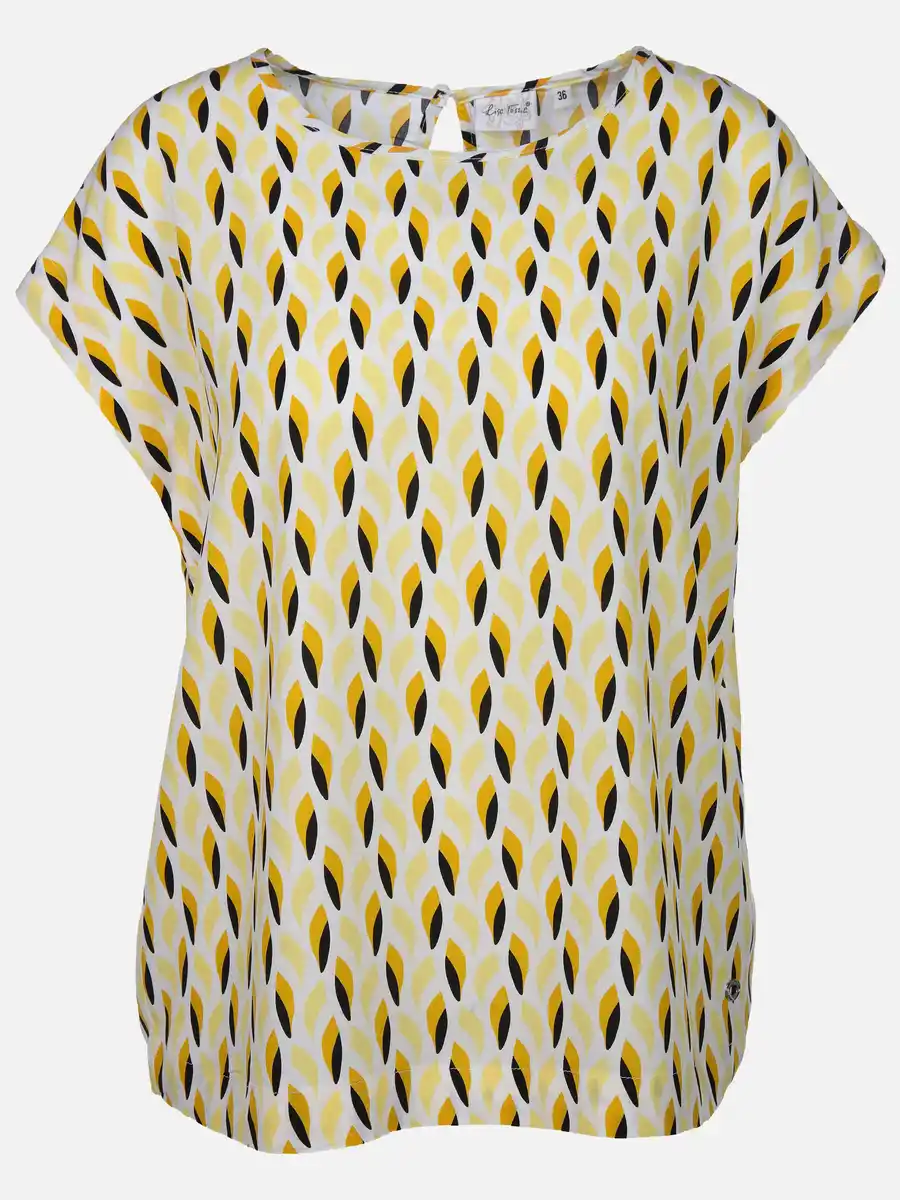 Bild 1 von Damen Blusentop mit Alloverprint Gelb