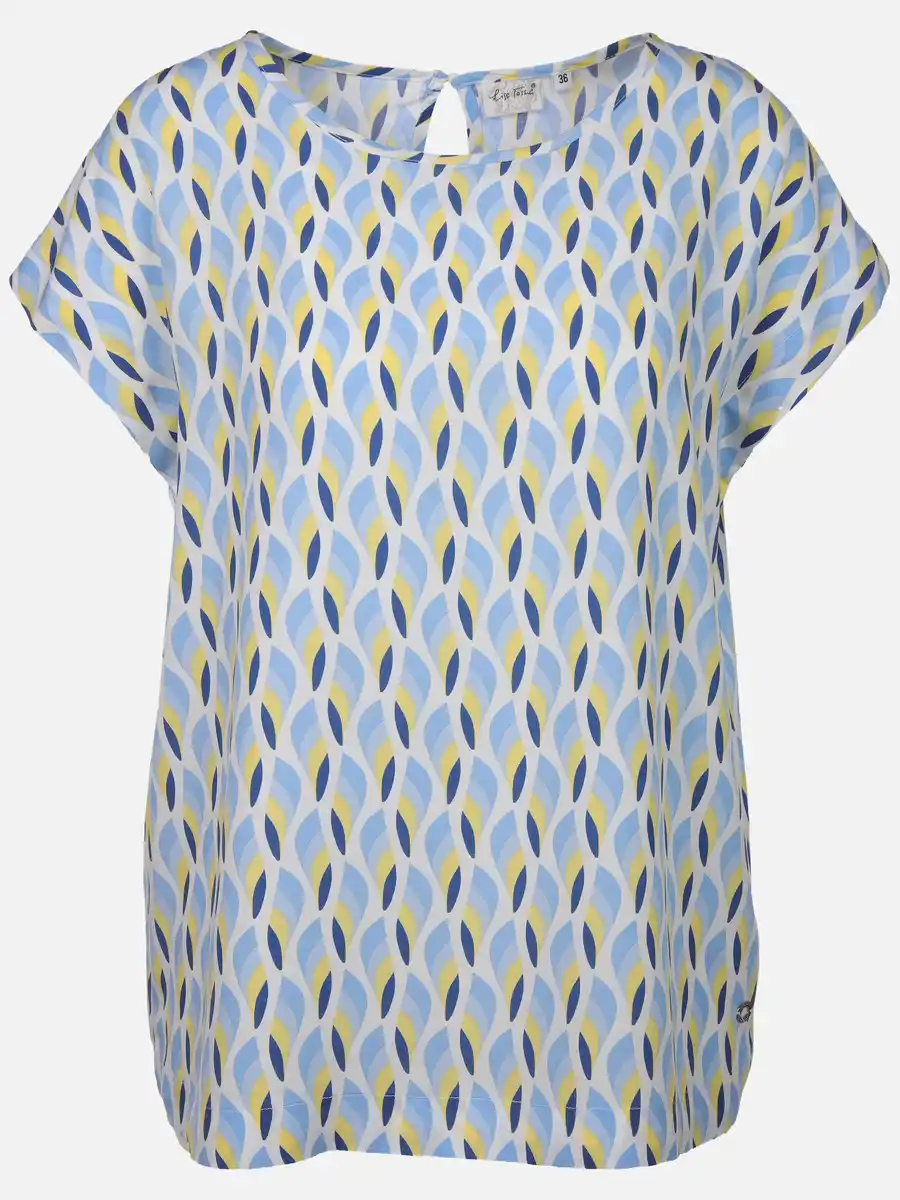 Bild 1 von Damen Blusentop mit Alloverprint Blau