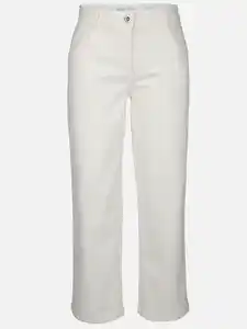 Damen Jeans Culotte Weiß