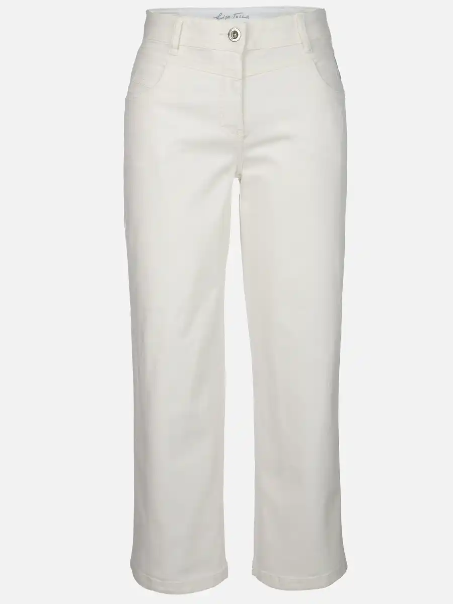 Bild 1 von Damen Jeans Culotte Weiß