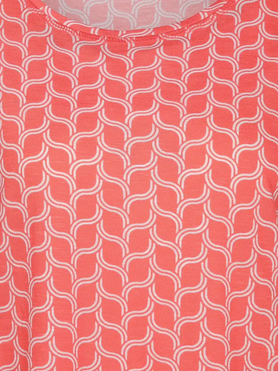 Bild 3 von Damen Shirt mit Alloverprint Orange