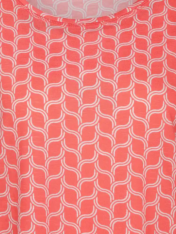 Bild 3 von Damen Shirt mit Alloverprint Orange