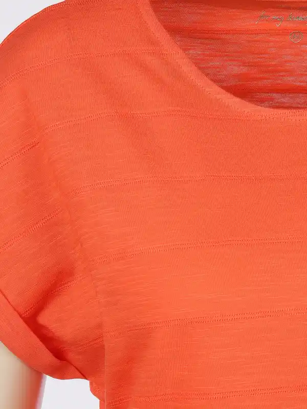 Bild 3 von Damen Struktur Shirt Orange