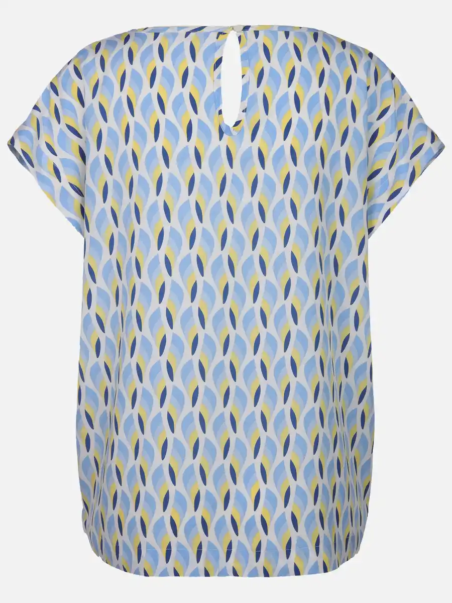 Bild 2 von Damen Blusentop mit Alloverprint Blau