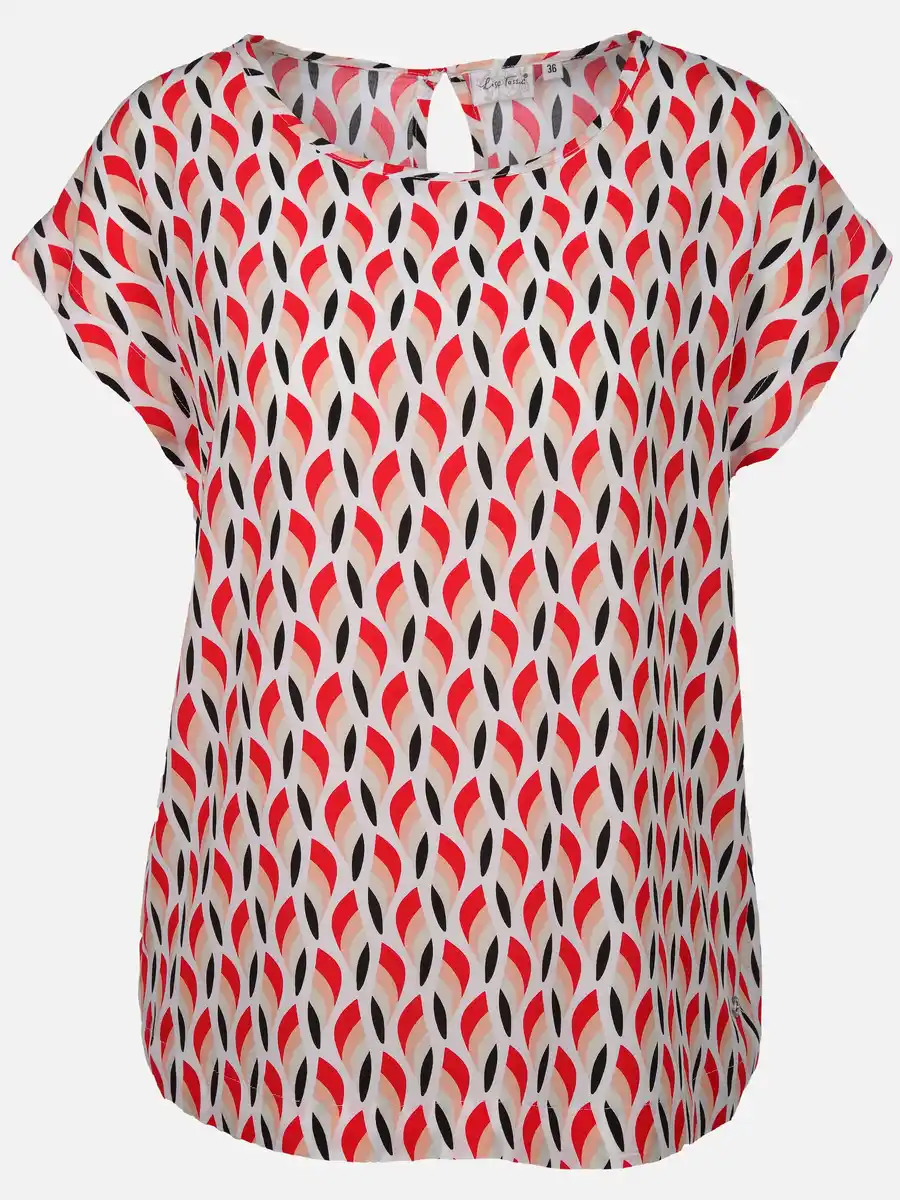 Bild 1 von Damen Blusentop mit Alloverprint Rot