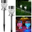 Bild 1 von LED-Solar Echtglasleuchte 2er-Set