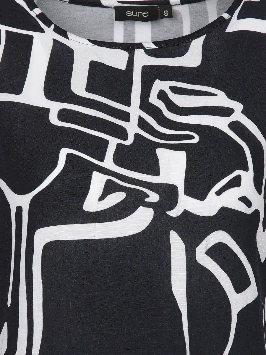 Bild 3 von Damen Materialmix-Shirt Marine