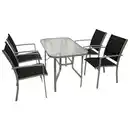 Bild 1 von Gartensitzgruppe 5-teilig mit Glastisch