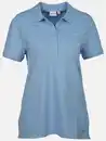 Bild 1 von Damen Poloshirt mit schlichter Stickerei Blau