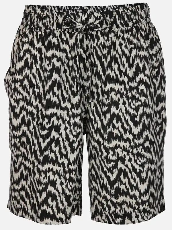 Bild 1 von Damen Shorts mit Alloverprint Schwarz