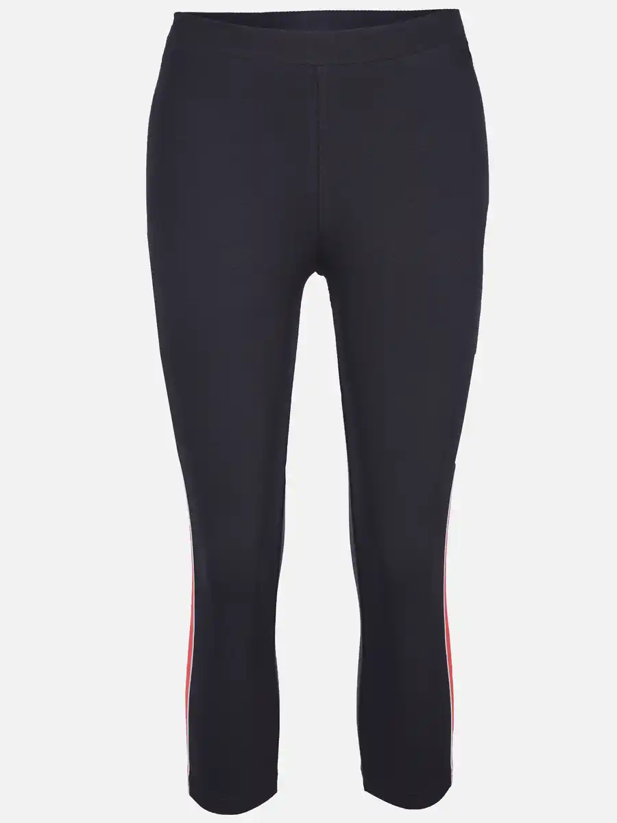 Bild 1 von Damen Capri Leggings mit Galonstreifen Marine