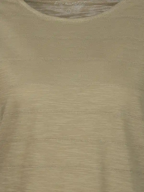 Bild 3 von Damen Struktur Shirt Oliv