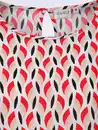 Bild 3 von Damen Blusentop mit Alloverprint Rot
