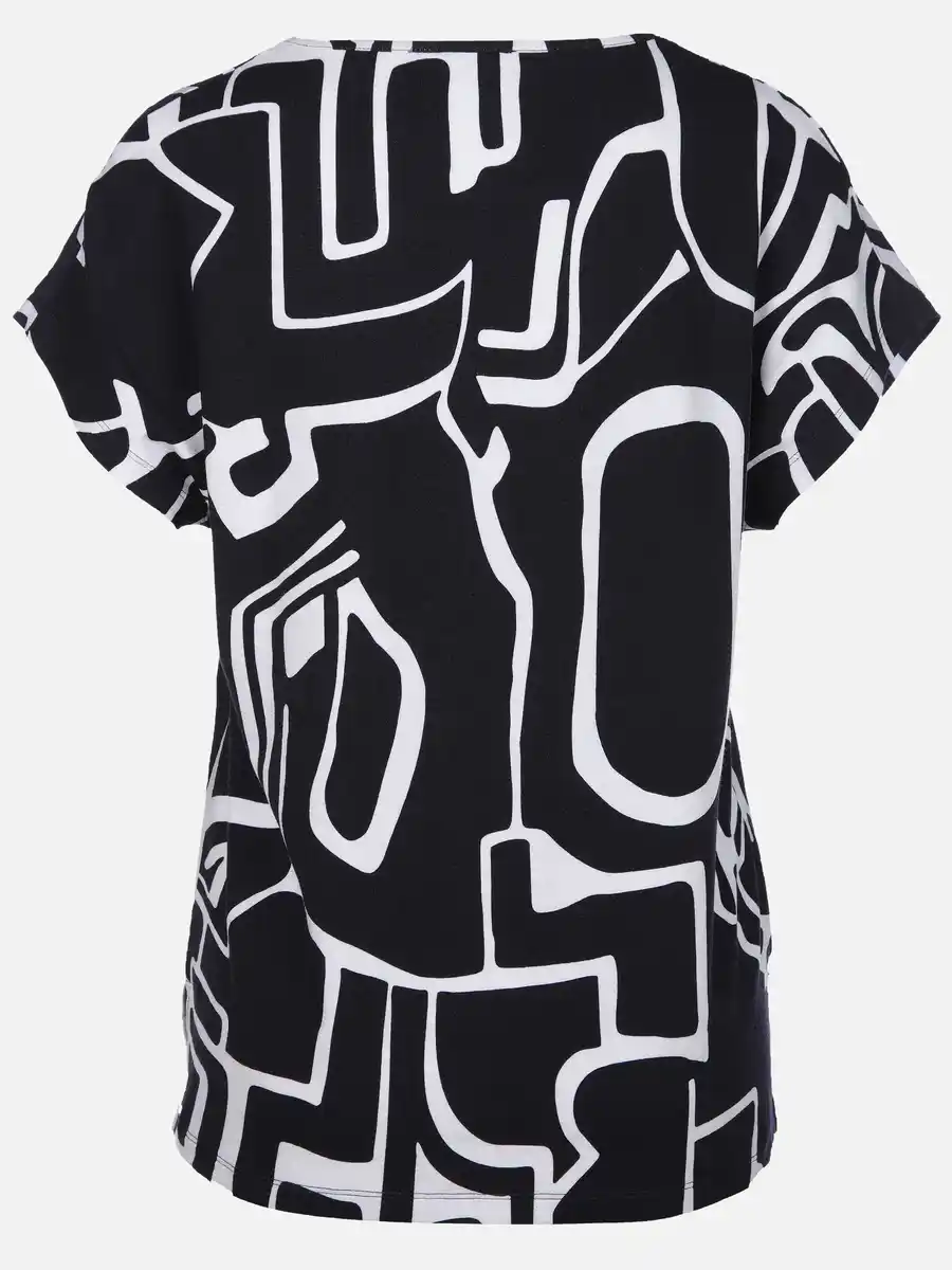 Bild 2 von Damen Materialmix-Shirt Marine