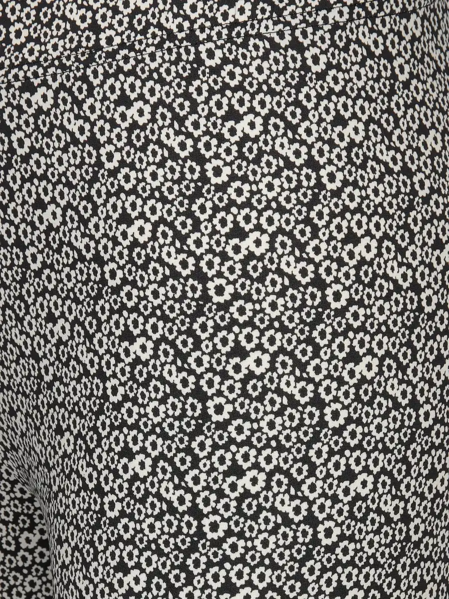 Bild 3 von Damen Capri Leggings mit Alloverprint Schwarz