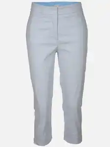 Damen Caprihose im Streifenlook Blau