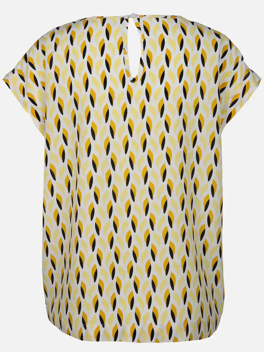 Bild 2 von Damen Blusentop mit Alloverprint Gelb