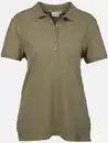 Bild 1 von Damen Poloshirt mit schlichter Stickerei Oliv