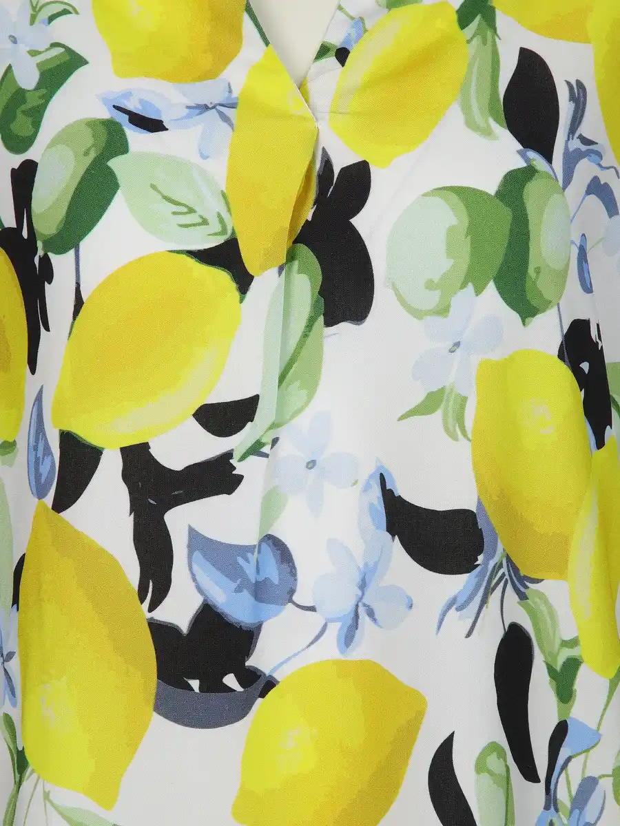 Bild 3 von Damen Blusenshirt mit Zitronenprint Gelb