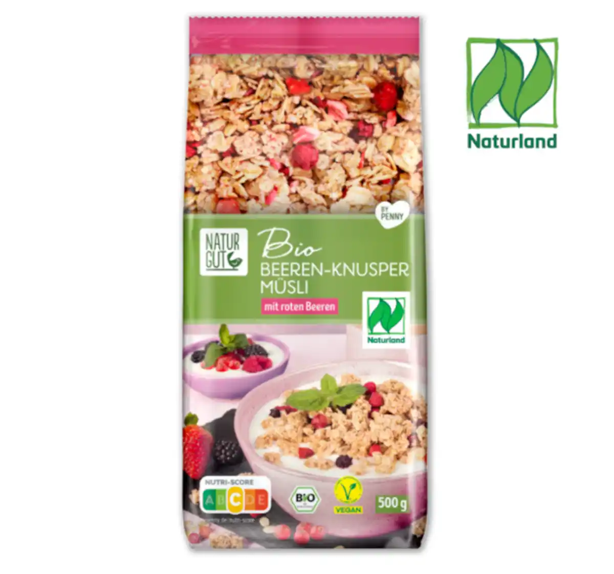Bild 1 von NATURGUT Bio Beeren-Knuspermüsli