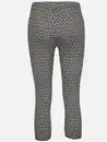 Bild 2 von Damen Capri Leggings mit Alloverprint Weiß