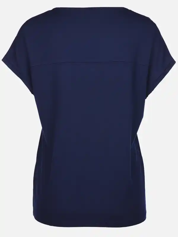 Bild 2 von Damen Shirt mit Glitzersteinchen und Print Marine