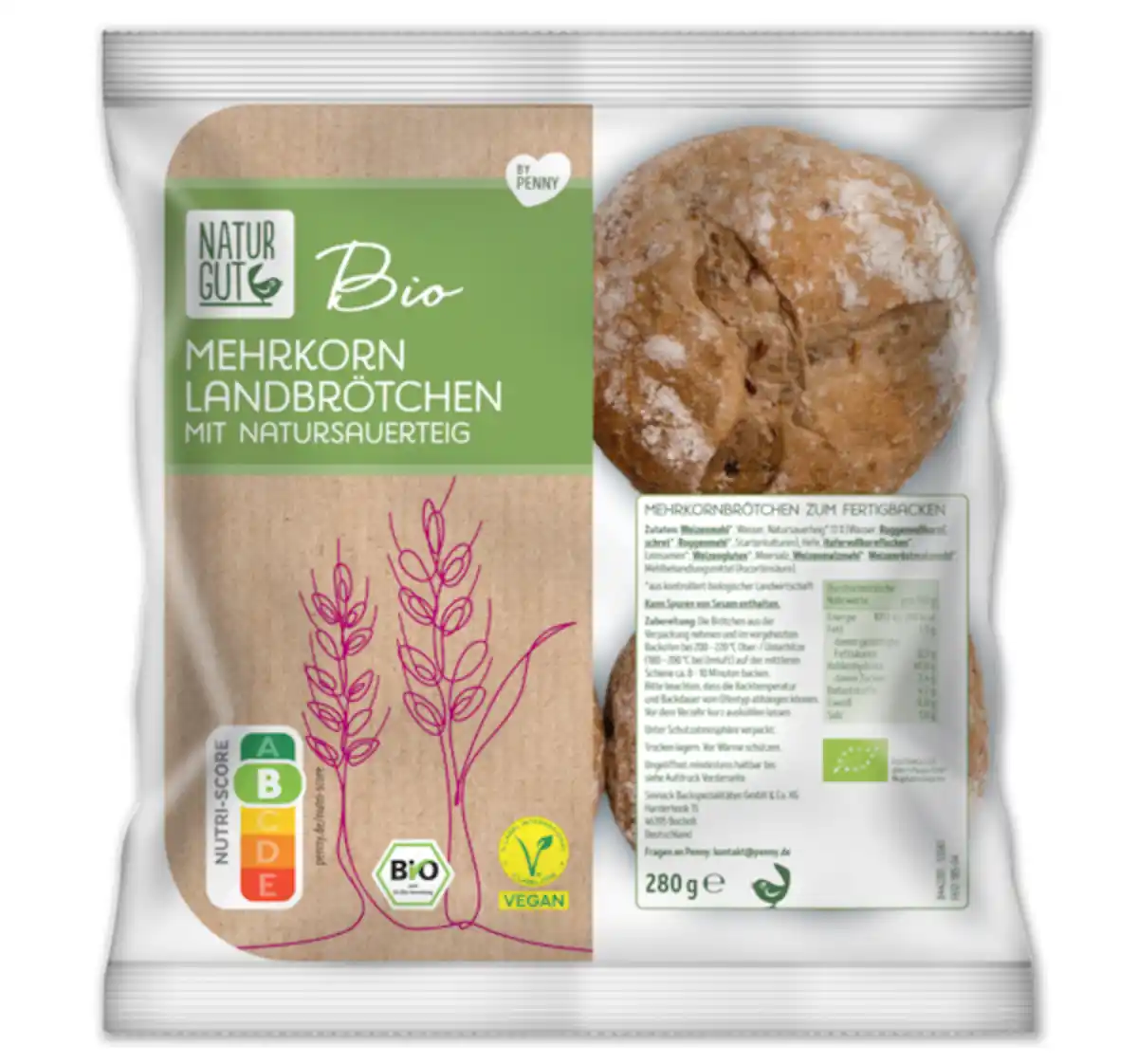 Bild 1 von NATURGUT Bio Landbrötchen