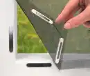 Bild 4 von EASYmaxx Moskitonetz 150x130cm schwarz für Fenster mit Magnetbefestigung