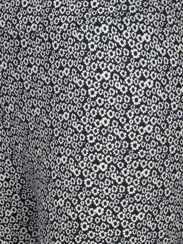 Bild 3 von Damen Capri Leggings mit Alloverprint Marine