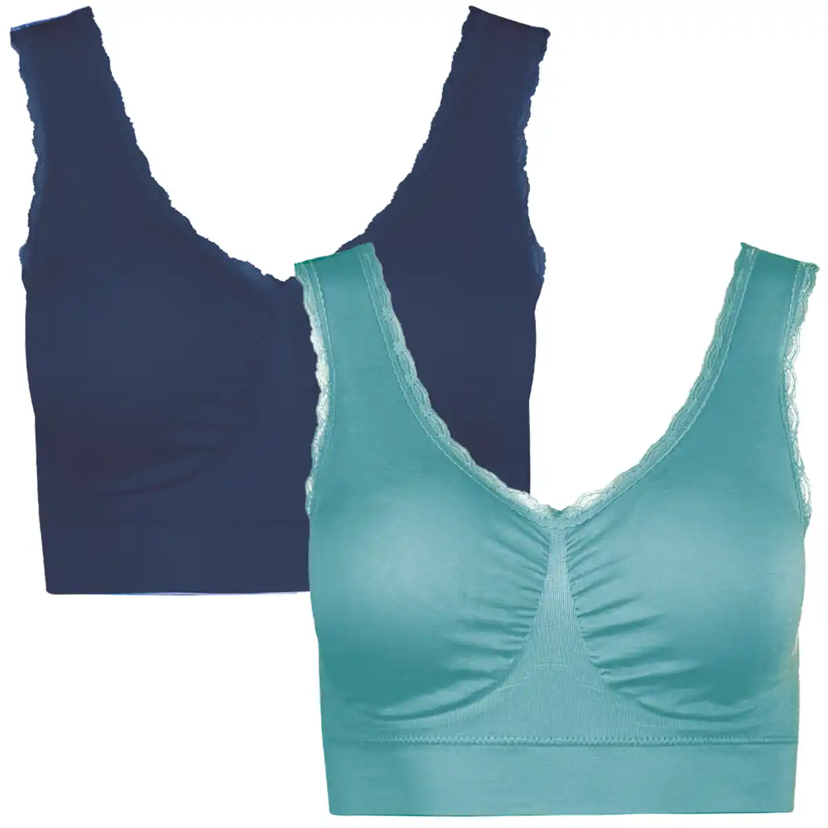 Bild 1 von Seamless-BH, mit Spitze, 2er-Pack