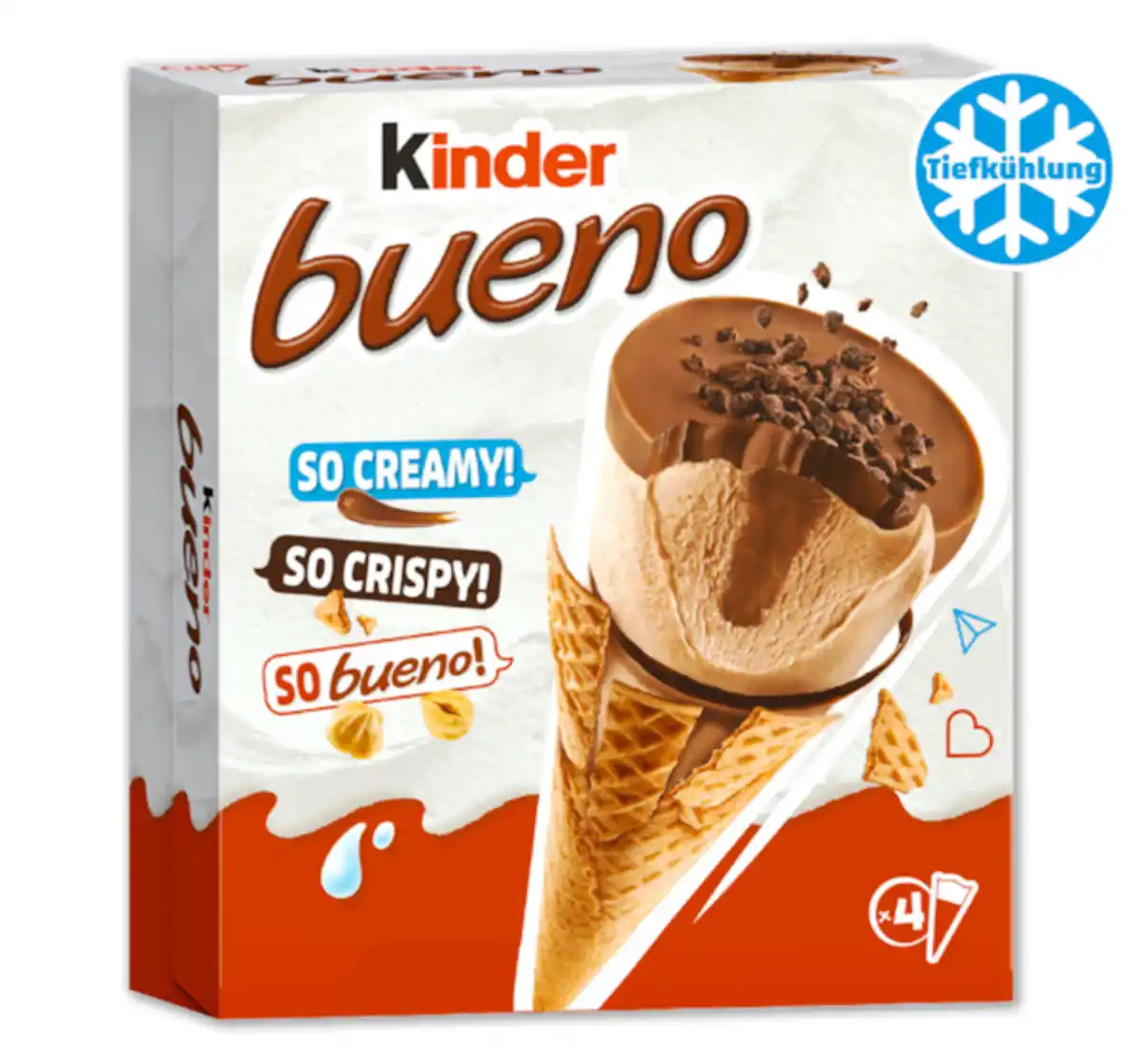 Bild 1 von KINDER Bueno Eis*