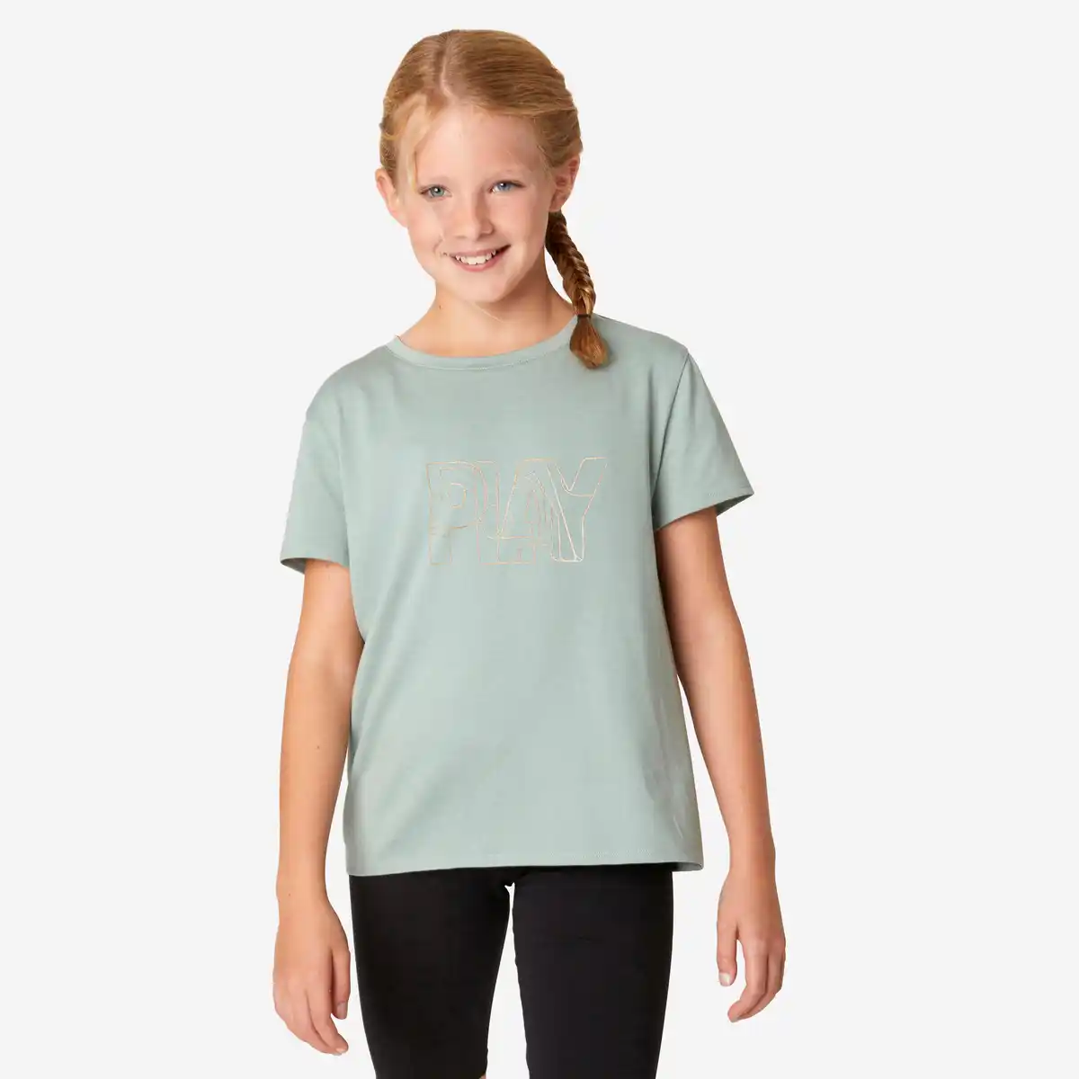 Bild 1 von T-Shirt Kinder Mädchen Baumwolle - 500 grün
