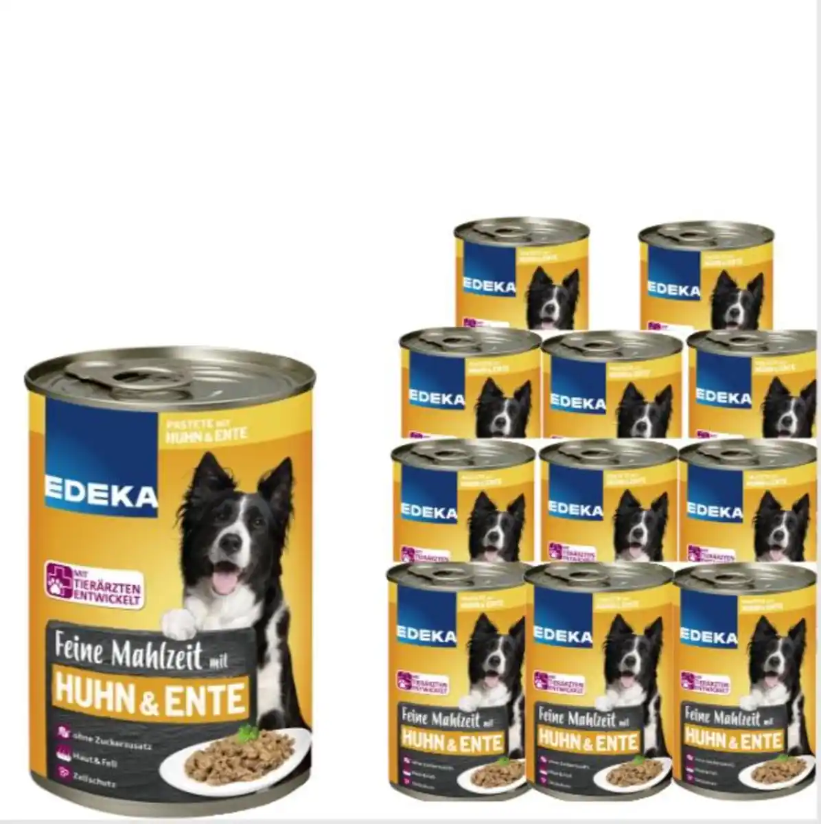 Bild 1 von EDEKA Feine Mahlzeit mit Huhn & Ente 20x400G
